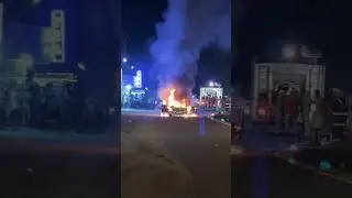 Kerala car fire accident| kerala fire force #Kerala#car#firefighter#accidentnews