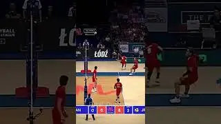 Yuki Ishikawa Save With Feet #volleyballmatch #volleyballworld #volleyball #vnl #vnl2024