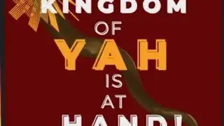 The KINGDOM of YAH is at Hand. We're in the days of Noah