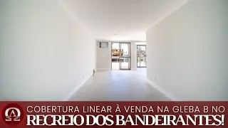 COBERTURA LINEAR à venda na GLEBA B no RECREIO DOS BANDEIRANTES no Rio de Janeiro / RJ!