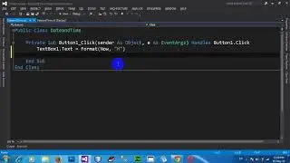 How to Formatting Date and time using user defined formats in VB NET 2012