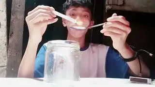 Heat Conductivity Science Experiments Cup and Spoon/Hot water/Candle