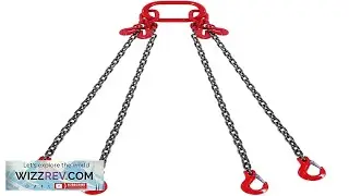 VEVOR Chain Sling 3 8 inch x 10 ft Lifting Chains with Hooks