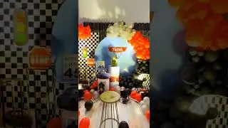 Cars Theme💓 || Birthday Decoration by #dreameventsanddecor #shorts