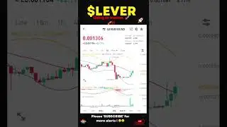 🔥🔥$LEVER coin crypto&hellip; MOON TIME🤯 !!🚀🚀🔥 #shorts #cryptoshorts #btc #LEVER