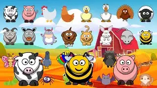 Farm Animal Sounds Song 0312 | Nursery Rhymes |  Kids TV Education