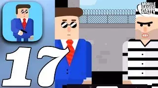 MR BULLET - Gameplay Walkthrough Part 17 - Chapter 17 Penitentiary (iOS Android)