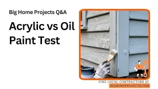 Acrylic Latex vs Oil Enamel Siding Primer Patch Test