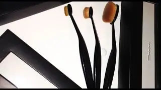 1st Impression : MAC Masterclass Brush Collection : Oval 3,6 Linear 1