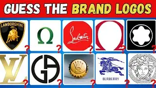 Guess the Luxury Logo Challenge 🔥 | Can You Recognize These Famous Luxury Brands? Logo Quiz