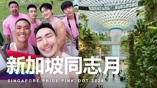 新加坡同志月！水上樂園全是同性戀 Pink Dot 2024 I 4K Vlog