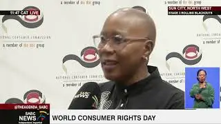 Deputy Minister of Trade Industry and Competition, Ms. Nomalungelo Gina on World Consumer Rights Day