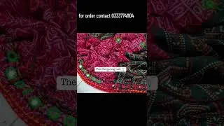 Sindhi Chadar Multi Chunri Print Multi Mirror Handmade