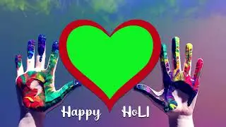 Holi green screen video download