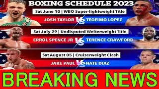 Boxing schedule: Every major fight date and result in 2026 including Itauma vs Franklin and Lope