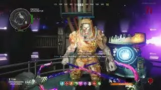 Coldwar Zombies Easter Egg boss fight with Melee Weapons Only