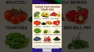 Food that Reverse your Age | health Tips #shorts #shortvideo #healthadvice #aginglife #agedefying