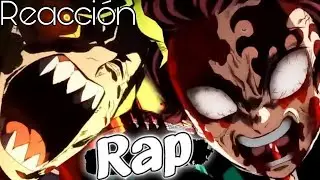 Reacci&oacute;n | Tanjiro Vs Gyutaro Rap | Arco Distrito Rojo - YuriRaps