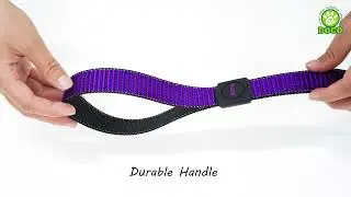 DOCO&reg; Pattern Stitched Premium Nylon Martini Bean Dog Leash
