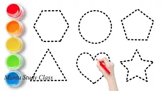 Shapes song for kids, Learn 2d shapes, colors for toddlers | Preschool Learning part - 154