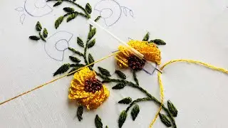 Make This And Earn Money - Free Embroidery Class - A Very Beautiful Border Hand Embroidery