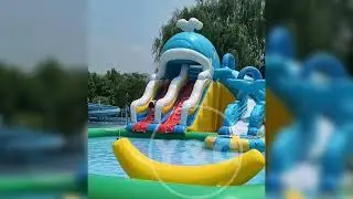 Best Selling Factory Price Commercial Inflatable Whale Water Slide With Pool | Y&G&nbsp;inflatables