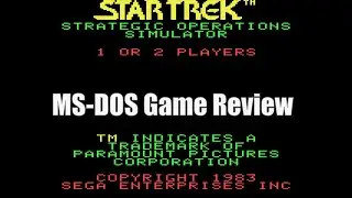 Star Trek   Strategic Operations Simulator - 1983 - MS-DOS Game Review