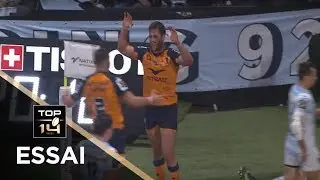 TOP 14 - Essai Jan SERFONTEIN (MHR) - Racing 92 - Montpellier - J11 - Saison 2019/2020