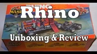 MASK Rhino Toy Review & Unboxing (Kenner M.A.S.K.)