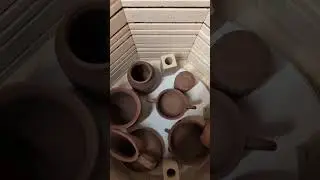 Loading for a Bisque Fire, Skutt KMT 822 - will our pottery explode?