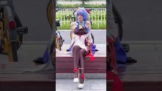 ganyu genshin impact cosplay। genshin impact cosplay tutorial। #cosplay #コスプレ #ハウスダスト #Cashtoria