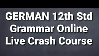 Crash Live German 12th Std Course