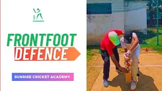 How to do frontfoot defense | #cricket #youngcricketer #ipl2023 #cskvslsg #dhoni #gautamgambhir #wpl