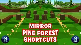 Mirror Pine Forest Shortcuts P4 | Golf Battle
