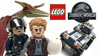 LEGO Jurassic World Pteranodon Chase review! 2018 set 75926!