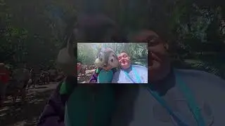 Meeting Chip and Dale at Animal Kingdom