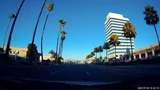 ASMR Evening Driving Goldenwest St Warner Ave Huntington Beach California