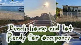 NOTS-103 Beach house and lot 129 sqm brand new prefab container house 1 bedroom bathroom view deck