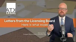 Texas Medical Professionals: What Happens After a Licensing Board Letter