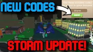 NEW *OP* CODES (STORM UPDATE)! Roblox Power Simulator