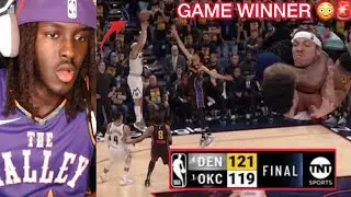 Reaction To Nuggets Vs Thunder Playoffs Game 1 Highlights