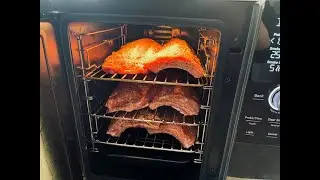 GE Profile Indoor Smoker Review + Chicken and Rib cook