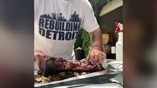 Michigan chris 3-2-1 smoked beef ribs method in 40&rdquo; masterbuilt charcoal smoker