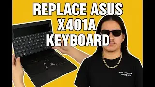 Tháo bàn phím laptop asus x401a ( phần 1)