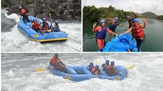 Dandeli 🌊 Rafting 🚣‍♂️#dandeli #river_rafting #riverswimming #riverrafting #rafting #boat #adventure
