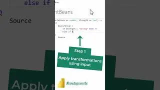 WRITE Your OWN Power Query M FUNCTION #powerbi #shorts