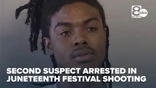 Second suspect in Juneteenth festival shooting arrested