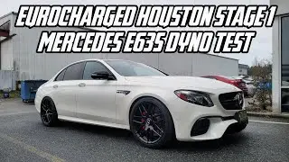 Mercedes E63S Eurocharged Houston Stage 1 Dyno Test