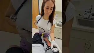 Being nervous about your appointment can elevate your BP. #nurse #hospital #healthcare #scrub