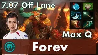 Forev Batrider Offlane | Max Q | 7.07 Update Patch Dota 2 Gameplay Pro MMR